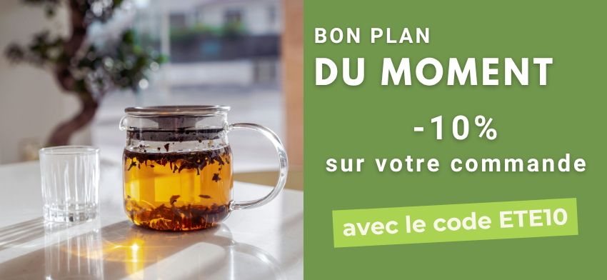 -10% sur votre commande thé et café
